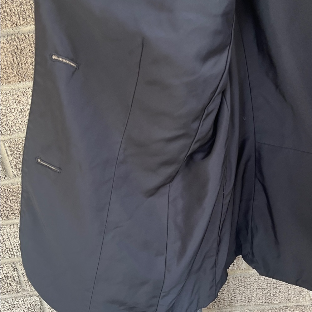 Lafayette 148 New York Wool Blend Black Blazer Size 2 - Picture 7 of 14